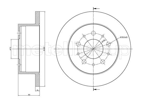 Brake Disc 23-0952C