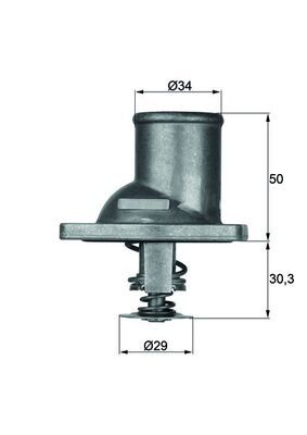 Thermostat, coolant TI 1 92