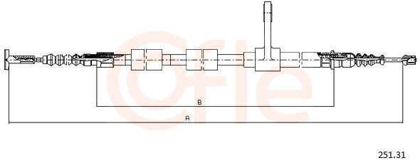 COFLE 251.31 - Seilzug, Feststellbremse