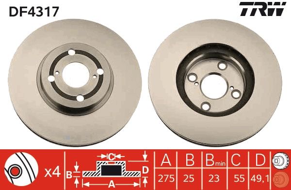 Brake Disc DF4317