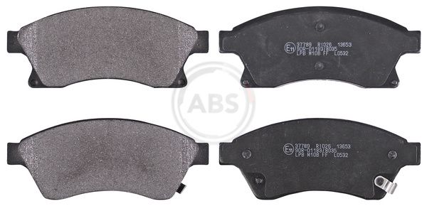 Brake Pad Set, disc brake 37789