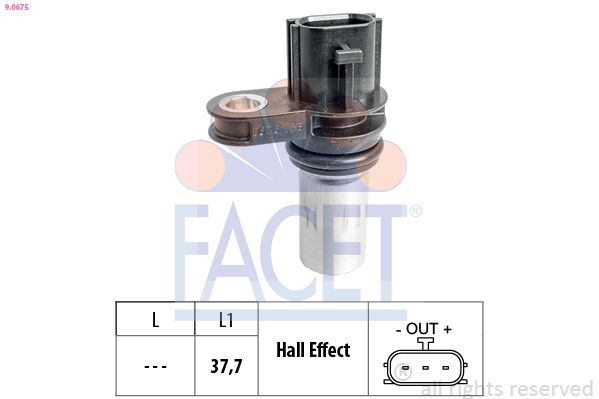 Sensor, crankshaft pulse 9.0675