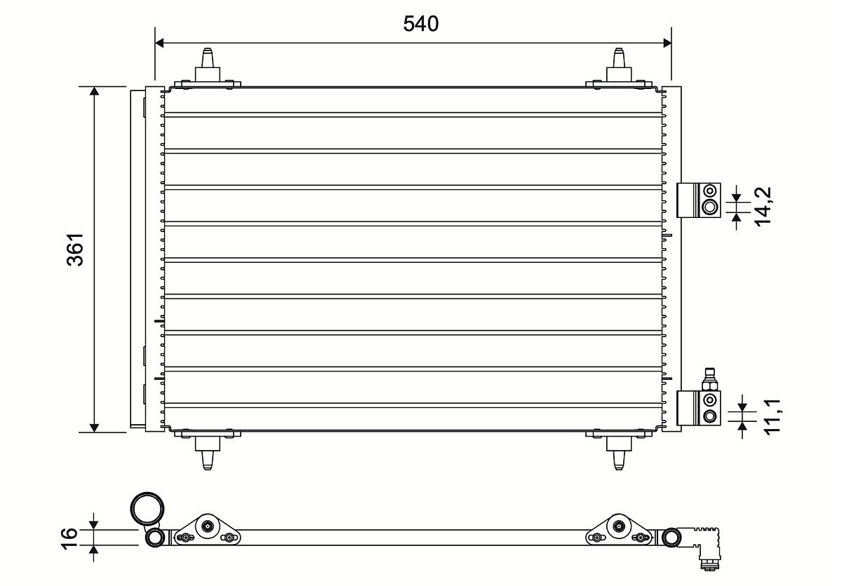 VALEO 817526 - Kondensator, Klimaanlage