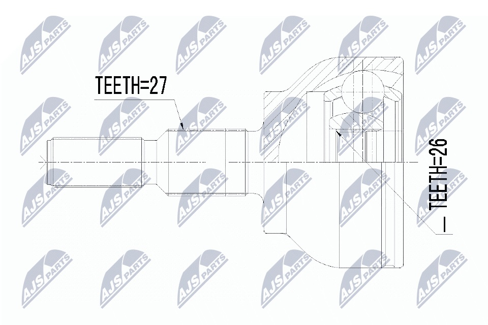 Gelenksatz, Antriebswelle
