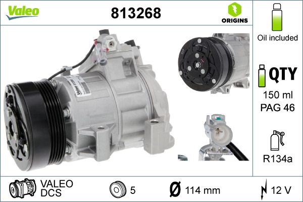 Compressor, air conditioning 813268