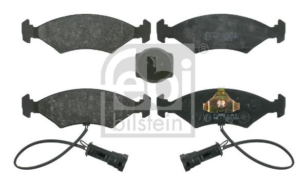 Bremsbelagsatz, Scheibenbremse