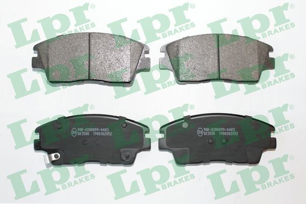 Brake Pad Set, disc brake 05P2052