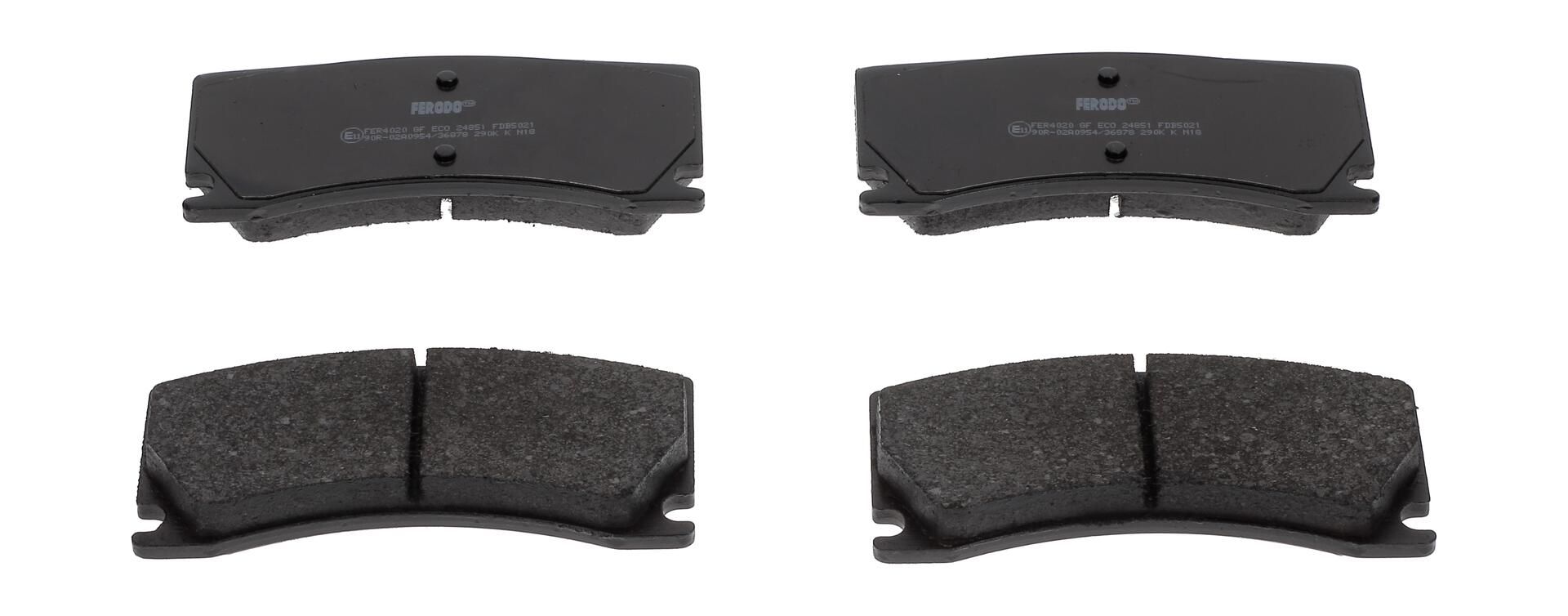 Bremsbelagsatz, Scheibenbremse