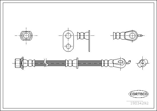 Brake Hose 19034292