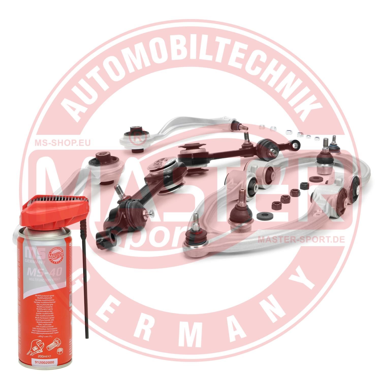 37141-KIT-MSP MASTER-SPORT GERMANY PROMO Vezetőkarkészlet, kerékfelfüggesztés