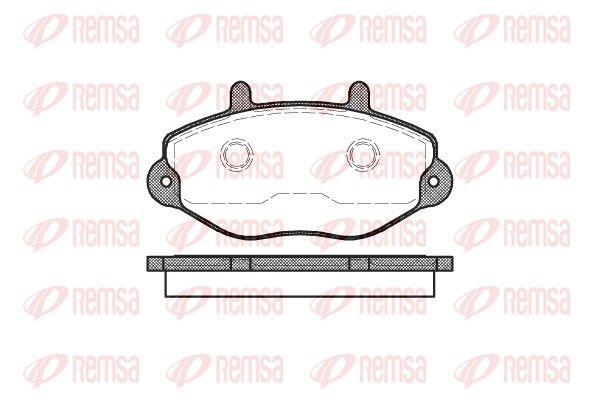 Brake Pad Set, disc brake 0392.00