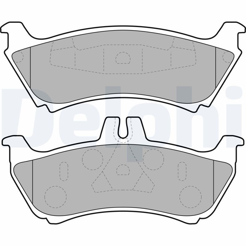 Brake Pad Set, disc brake LP1692