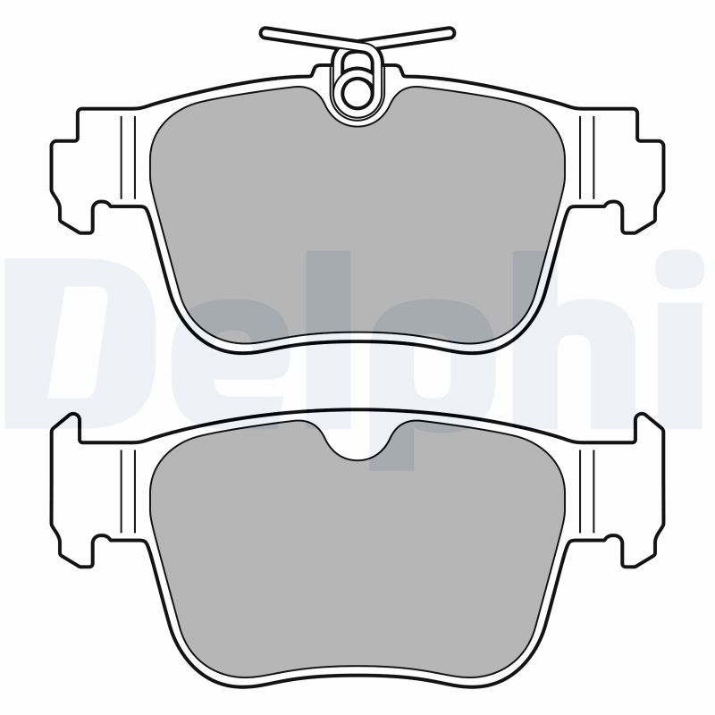 Brake Pad Set, disc brake LP3669