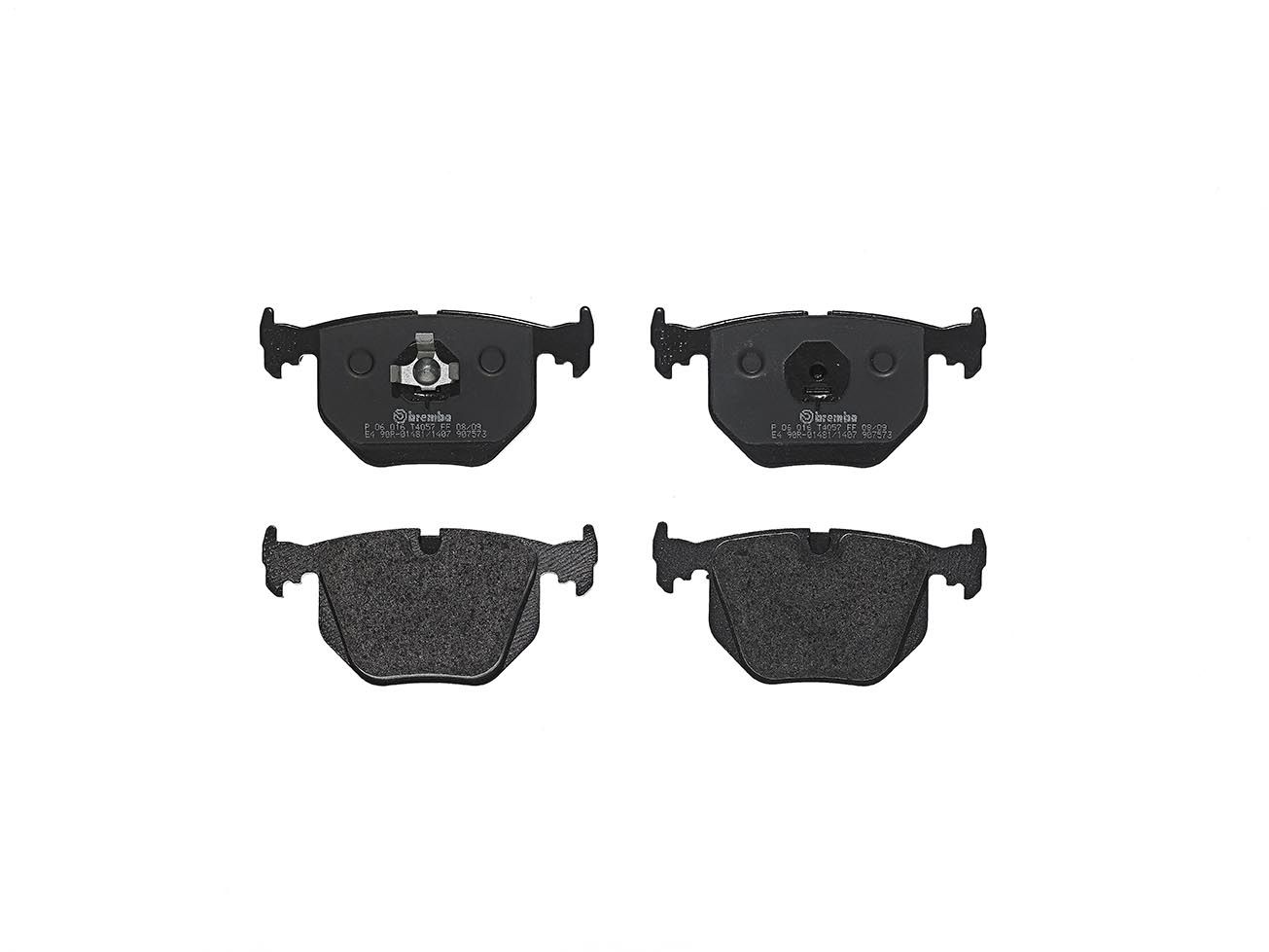 BREMBO P 06 016 - Bremsbelagsatz, Scheibenbremse PRIME LINE