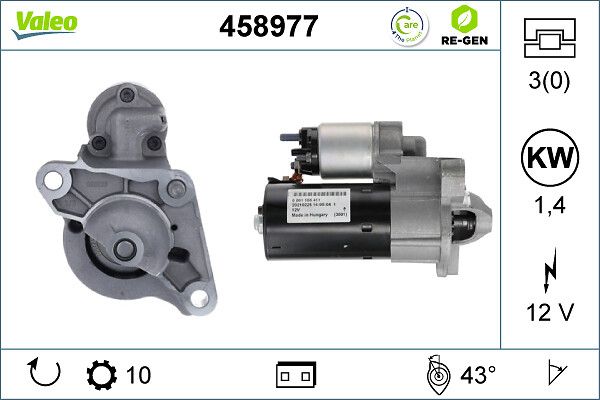 VALEO 458977 - Starter