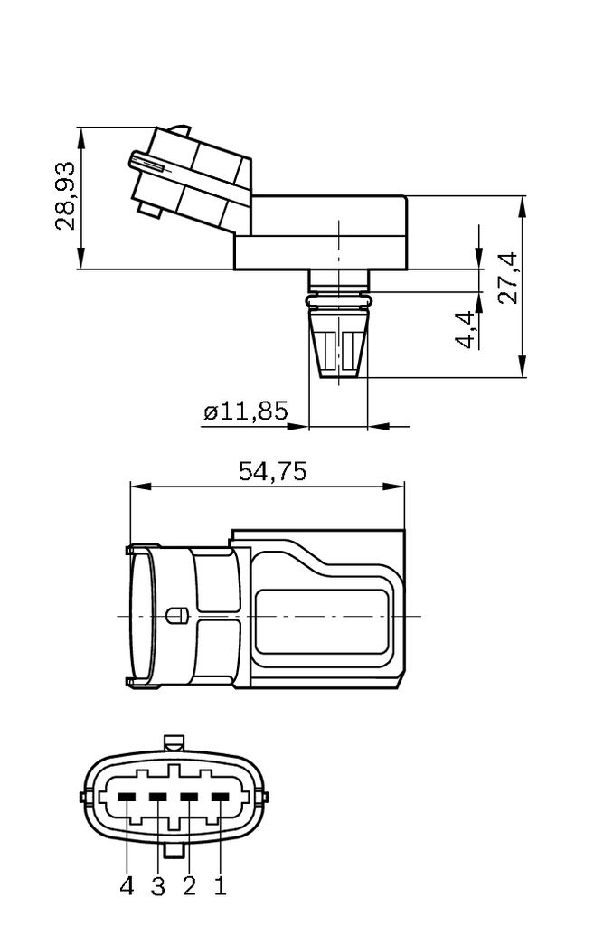 Sensor, Ladedruck