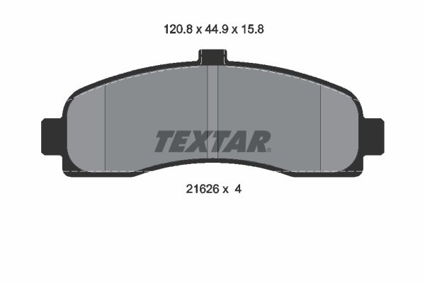 Brake Pad Set, disc brake 2162601