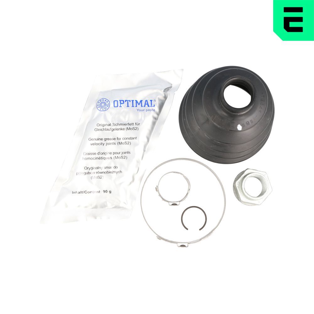 Faltenbalgsatz, Antriebswelle