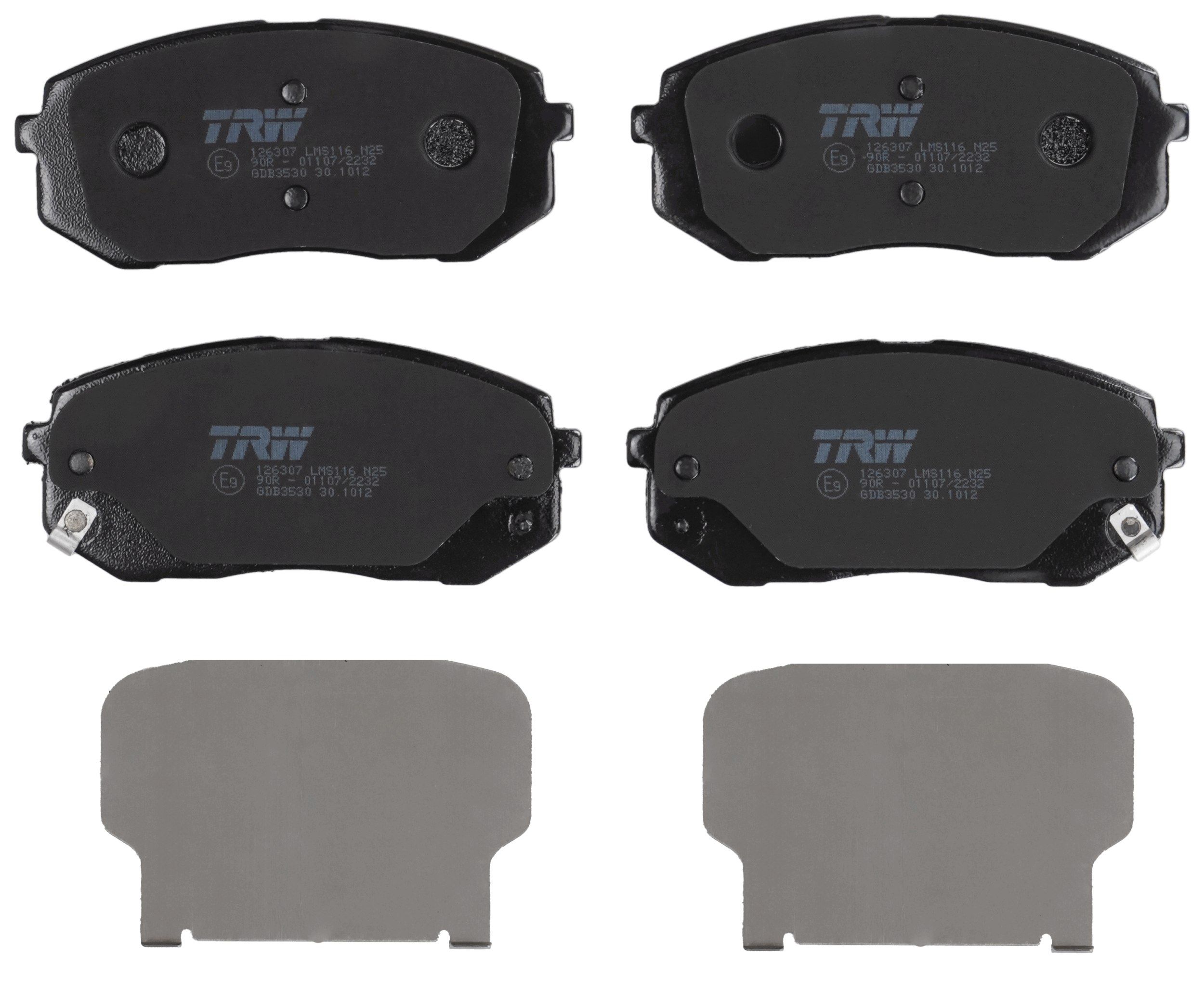 TRW GDB3530 - Bremsbelagsatz, Scheibenbremse COTEC