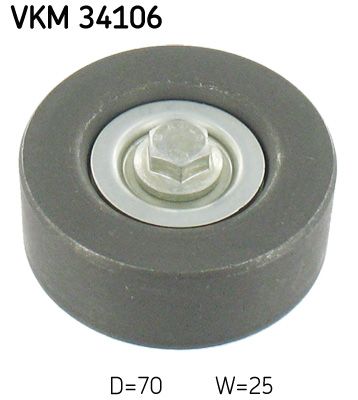 Deflection/Guide Pulley, V-ribbed belt VKM 34106