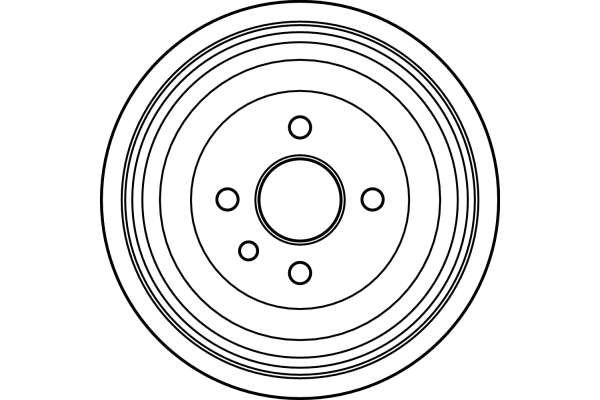 TRW BRAKE DRUM - TecDoc 2