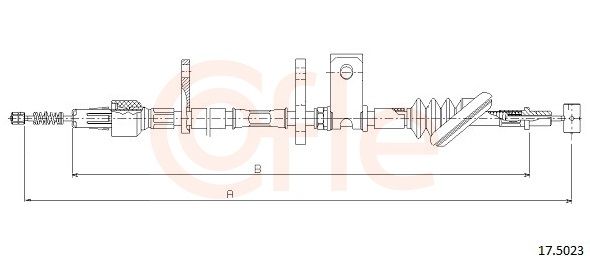 COFLE 17.5023 - Seilzug, Feststellbremse