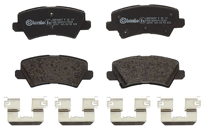 Brembo P 30 111 Bremsbelagsatz, Scheibenbremse