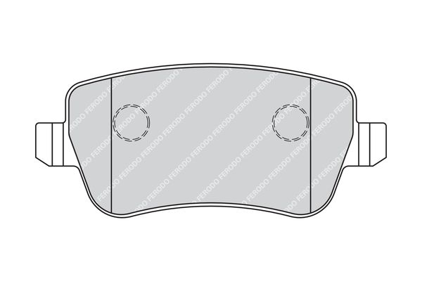 Brake Pad Set, disc brake FDB1798