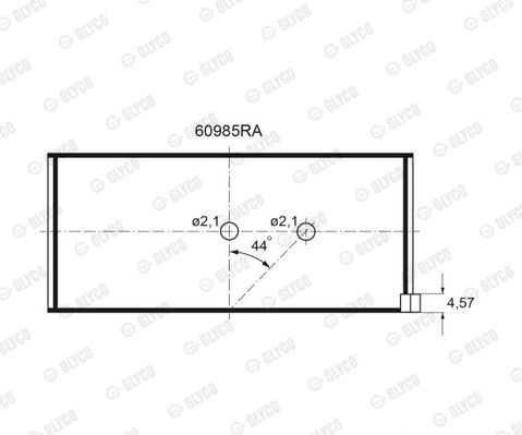 60985RA GLYCO csapágy
