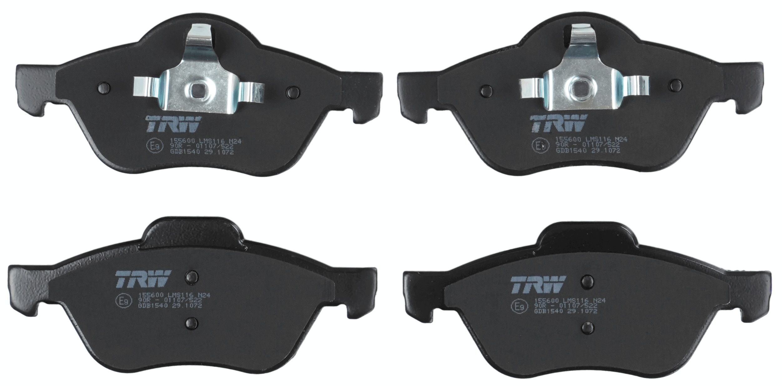 TRW DISC BRAKE PADS - TecDoc 2