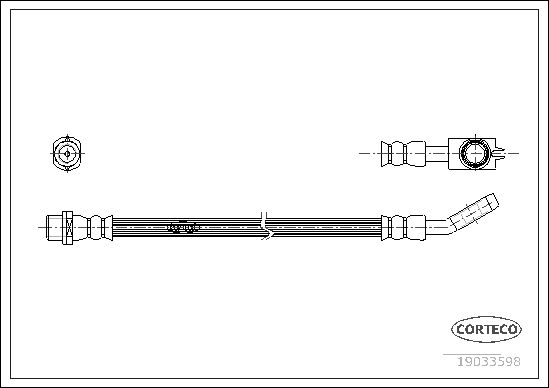 Brake Hose 19033598