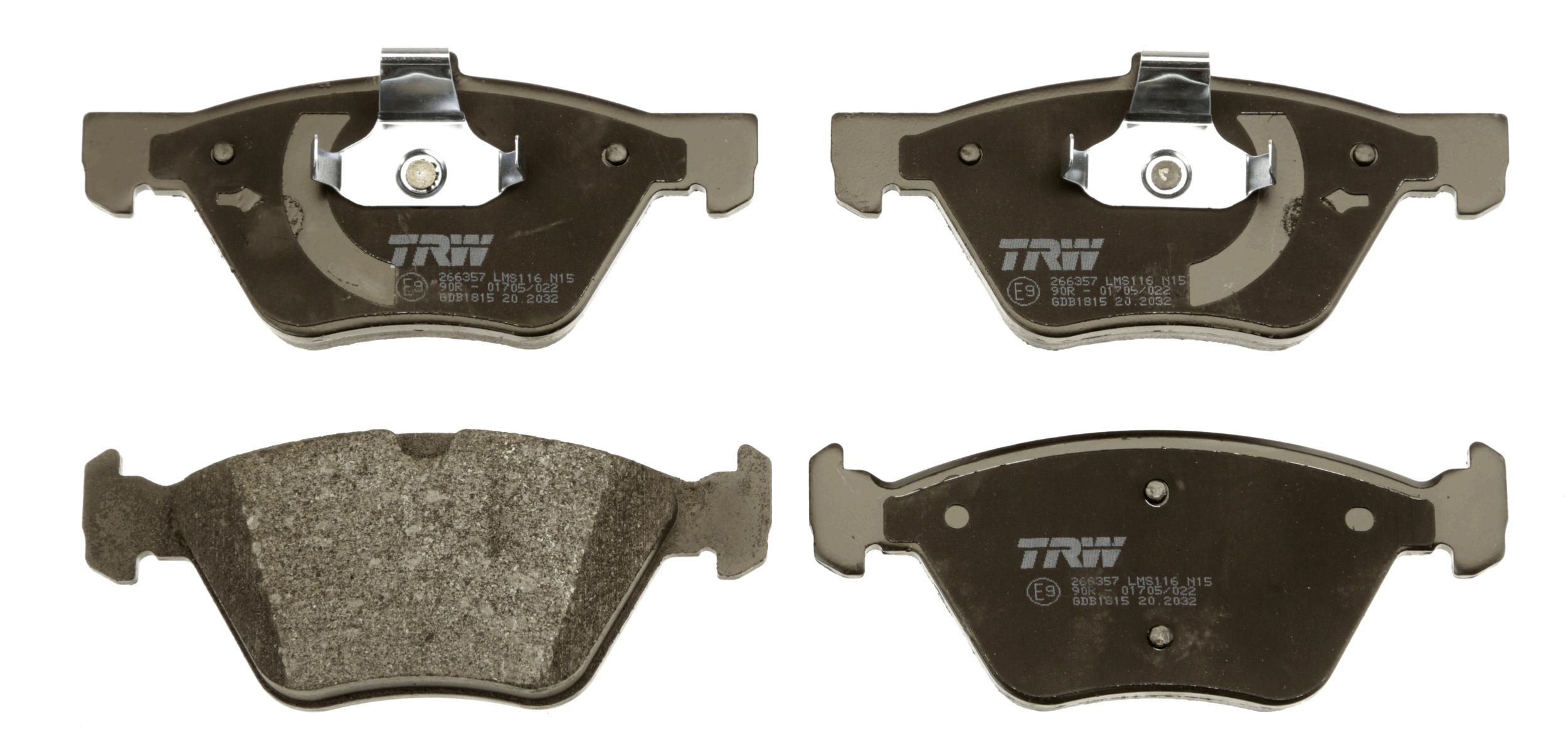 TRW BRAKE PAD SET, DISC BRAKE - TecDoc 2