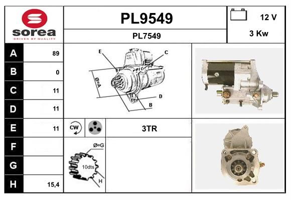 DEMARREUR PL - CATERPILLAR