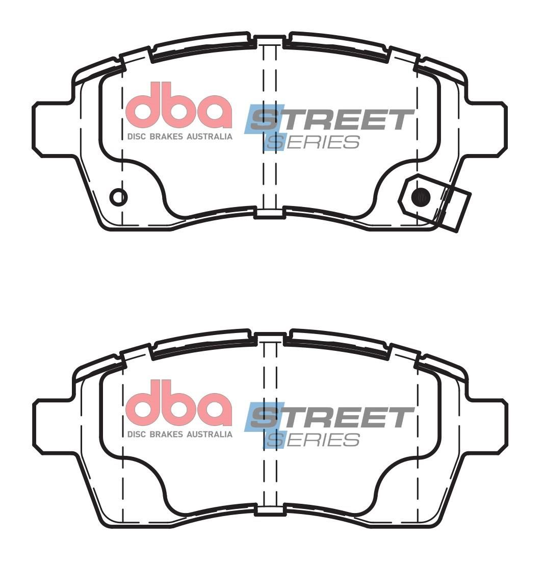 DBA SS STREET SERIES BRAKE PADS [ Suzuki Ignis 2016  -> F ] - TecDoc Only