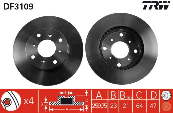 PAIRE DE DISQUES  9900