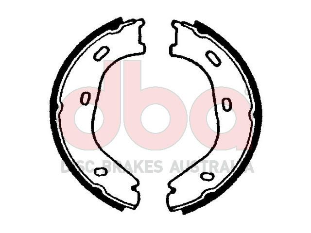 Street Series Brake Shoes [Mercedes Parking Brake 160mm] - TecDoc Only