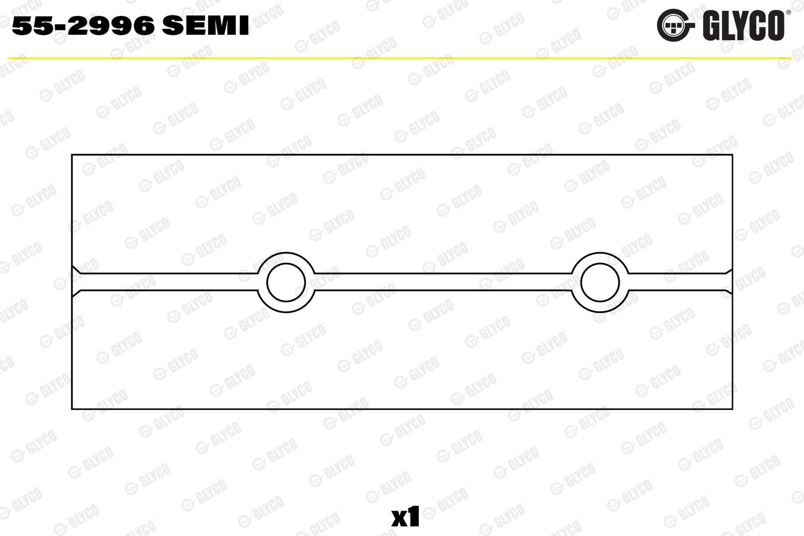 GLYCO 55-2996 SEMI - Lagerbuchse, Pleuel