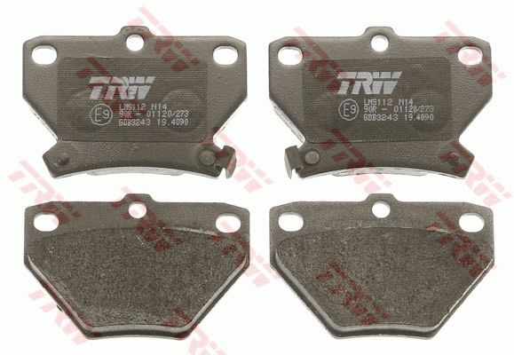 TRW DISC BRAKE PADS - TecDoc 2