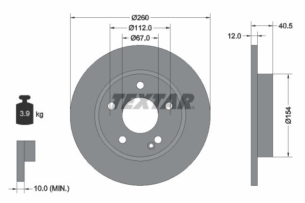 Brake Disc 92091203