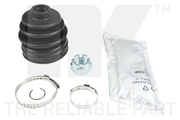 Faltenbalgsatz, Antriebswelle