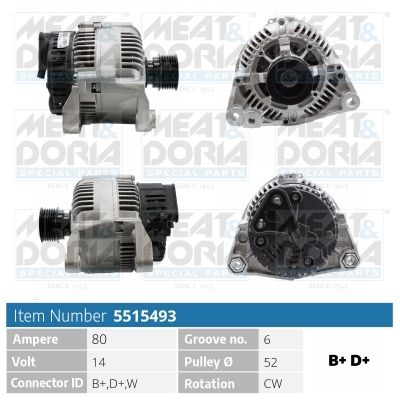 MEAT & DORIA 5515493 - Generator