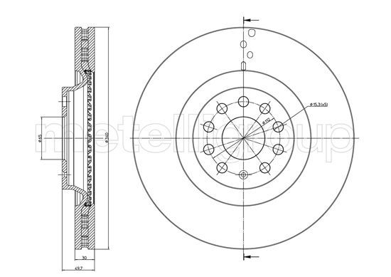 Brake Disc 23-1243C