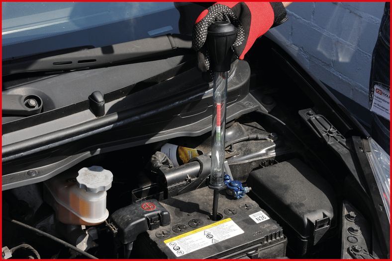 Batteries&auml;urepr&uuml;fer