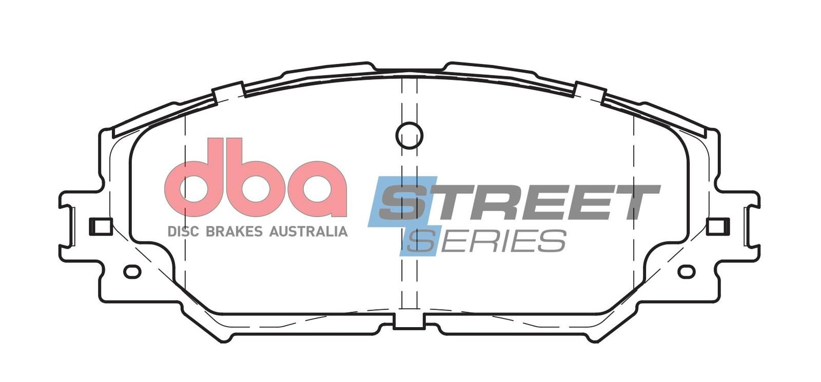 DBA SS STREET SERIES BRAKE PADS [ Toyota 2006-2014 F ] - TecDoc Only