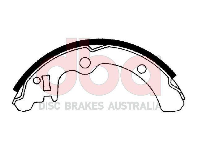 Street Series Brake Shoes [Subaru Brumby/Leane 1980-94 180mm] - TecDoc Only