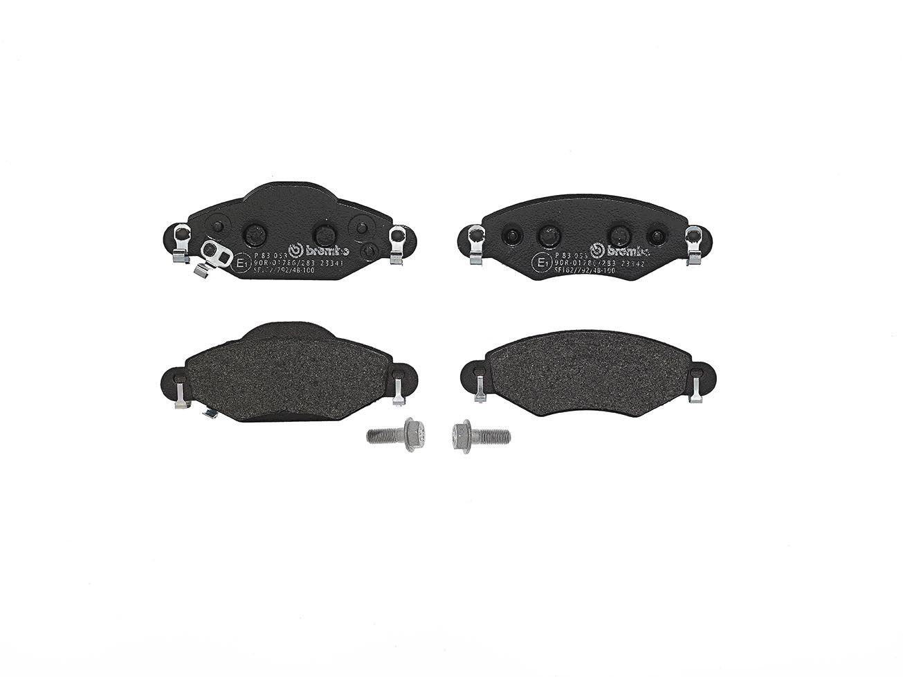 Brembo P 83 053 Bremsbelagsatz, Scheibenbremse