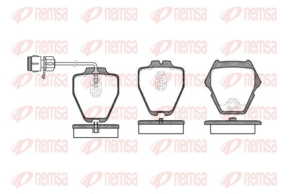 Premium Front Brake Pad Set (8) Premium Front Brake Pad Set (8)