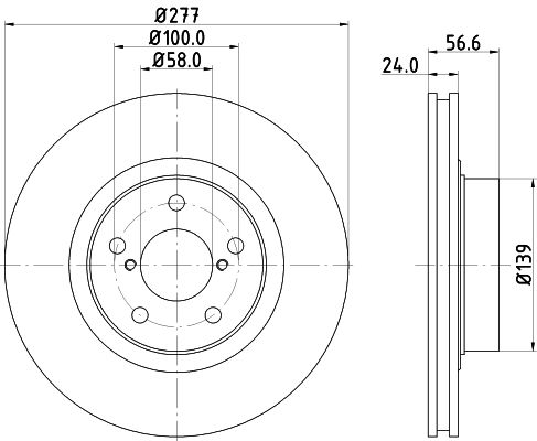 Brake Disc 8DD 355 129-421