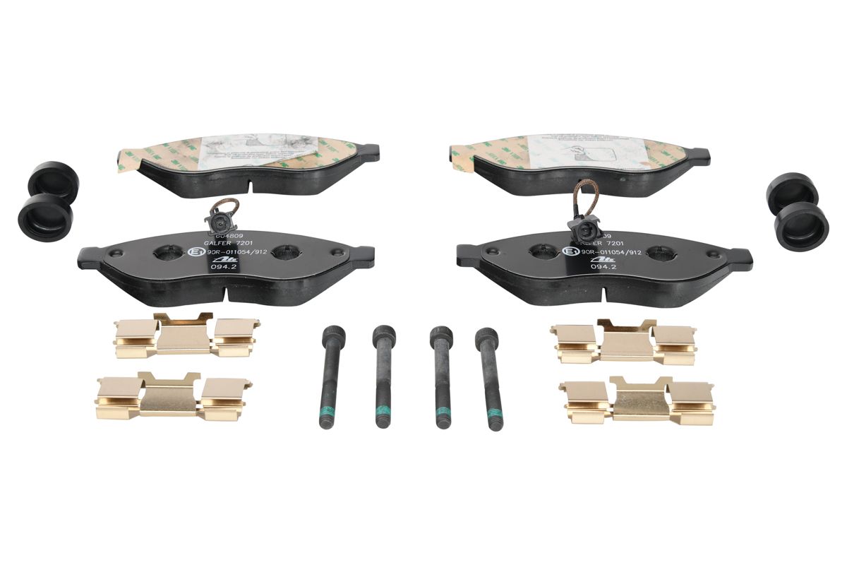 Bremsbelagsatz, Scheibenbremse