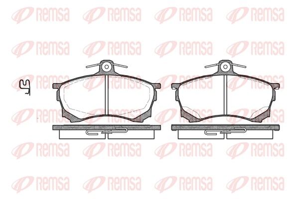 Brake Pad Set, disc brake 0582.00